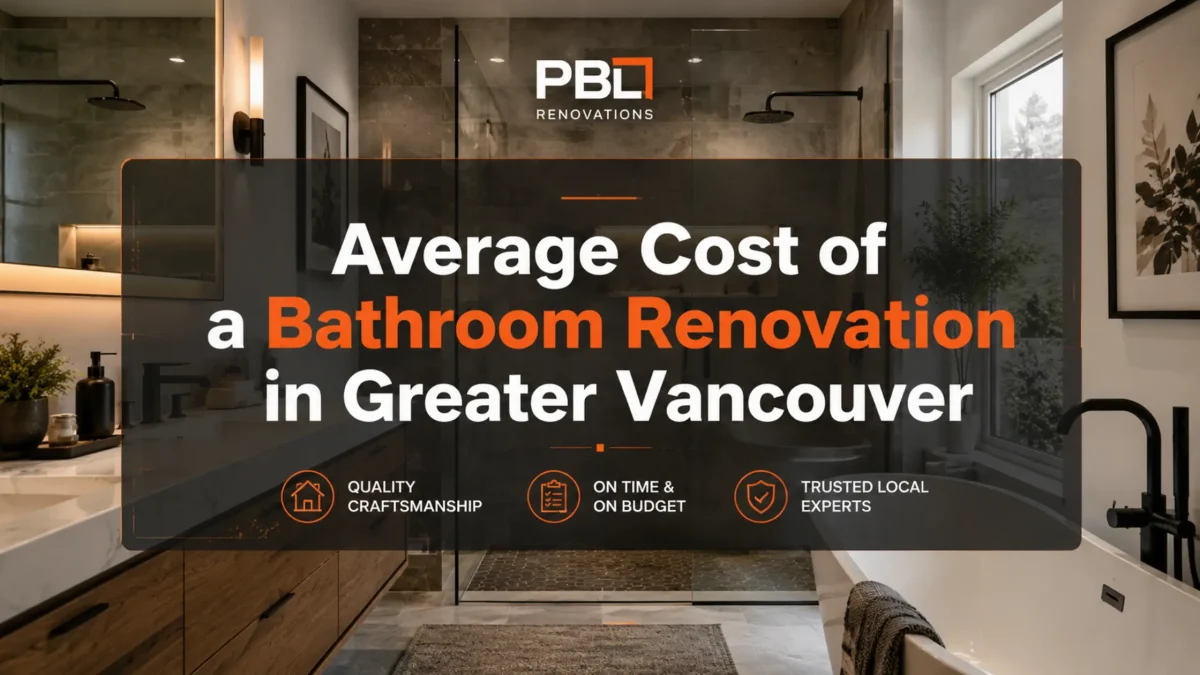 Average Cost of a Bathroom Renovation in Greater Vancouver